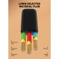 LDNIO καλώδιο USB-C σε USB LS242c, flat, 50W, 480Mbps, 2m, μαύρο