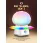 LDNIO LED φωτιστικό νυκτός Y4, RGB, ρυθμιζόμενο, επαναφορτιζόμενο, λευκό