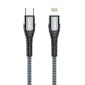LDNIO καλώδιο Lightning σε USB-C LC111, 30W PD, 1m, γκρι