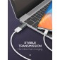 LDNIO αντάπτορας USB-C σε USB LC140, αρσενικό σε θηλυκό, γκρι