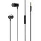 LDNIO earphones με μικρόφωνο HP03, 3.5mm, 1.2m, μαύρα