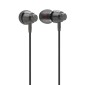 LDNIO earphones με μικρόφωνο HP05, 3.5mm, 1.2m, γκρι