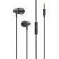 LDNIO earphones με μικρόφωνο HP05, 3.5mm, 1.2m, γκρι