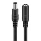 GOOBAY καλώδιο προέκτασης τροφοδοσίας 71400, 5.5x2.1mm, 10m, μαύρο