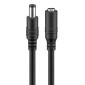 GOOBAY καλώδιο προέκτασης τροφοδοσίας 71401, 5.5x2.5mm, 3m, μαύρο
