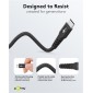 GOOBAY καλώδιο USB-C 73954, 60W, 480Mbps, 2m, μαύρο