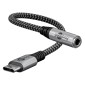 GOOBAY αντάπτορας USB-C σε 3.5mm 74056, γκρι
