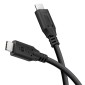 GOOBAY καλώδιο USB-C 74183, USB4, 240W, 40Gbps, 8K/60Hz, 1m, μαύρο