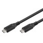 GOOBAY καλώδιο USB-C 74185, USB4, 240W, 40Gbps, 8K/60Hz, 1.8m, μαύρο