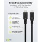 GOOBAY καλώδιο USB-C 74193, USB4, 100W, 40Gbps, 8K/60Hz, 2m, μαύρο