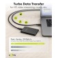 GOOBAY καλώδιο USB-C 74197, USB4, 100W, 20Gbps, 4K/60Hz, 2m, μαύρο