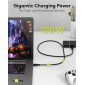 GOOBAY καλώδιο USB-C 74198, USB4, 100W, 20Gbps, 4K/60Hz, 3m, μαύρο