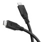 GOOBAY καλώδιο USB-C 74198, USB4, 100W, 20Gbps, 4K/60Hz, 3m, μαύρο