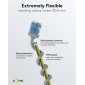 GOOBAY καλώδιο δικτύου 74225, CAT 6A U/UTP, ultra slim, copper, 500MHz, 5m, γκρι