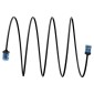 GOOBAY καλώδιο δικτύου 74234, CAT 6A U/UTP, ultra slim, copper, 500MHz, 2m, μαύρο