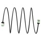 GOOBAY καλώδιο δικτύου 74355, CAT 8.1 U/FTP, ultra slim, copper, 40Gbps, 3m, μαύρο