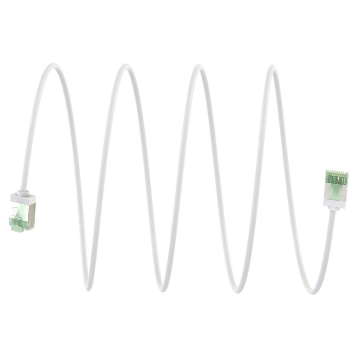 GOOBAY καλώδιο δικτύου 74362, CAT 8.1 U/FTP, ultra slim, copper, 2000MHz, 3m, λευκό
