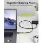 GOOBAY καλώδιο USB-C 74376, USB4, 240W, 80Gbps, 16K/60Hz, 1.2m, μαύρο