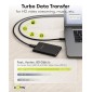 GOOBAY καλώδιο USB-C 74376, USB4, 240W, 80Gbps, 16K/60Hz, 1.2m, μαύρο