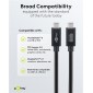 GOOBAY καλώδιο USB-C 74376, USB4, 240W, 80Gbps, 16K/60Hz, 1.2m, μαύρο