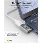 GOOBAY αντάπτορας USB-C 74441, γωνιακός 90°, USB4, 240W, 40Gbps, 8K, γκρι