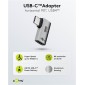 GOOBAY αντάπτορας USB-C 74441, γωνιακός 90°, USB4, 240W, 40Gbps, 8K, γκρι