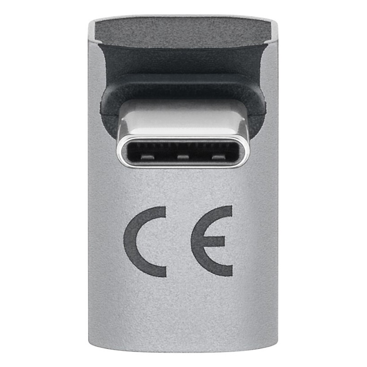 GOOBAY αντάπτορας USB-C 74442, γωνιακός 90°, USB4, 240W, 40Gbps, 8K, γκρι