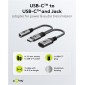 GOOBAY αντάπτορας USB-C σε 3.5mm & USB-C 74524, 60W, 480Mbps, γκρι