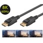 GOOBAY καλώδιο DisplayPort 74778, VESA Certified, 8K/60Hz, 32.4 Gbps, 2m, μαύρο