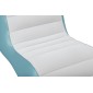 BESTWAY φουσκωτή πολυθρόνα 75127, 133x79x88cm, γαλάζια/λευκή