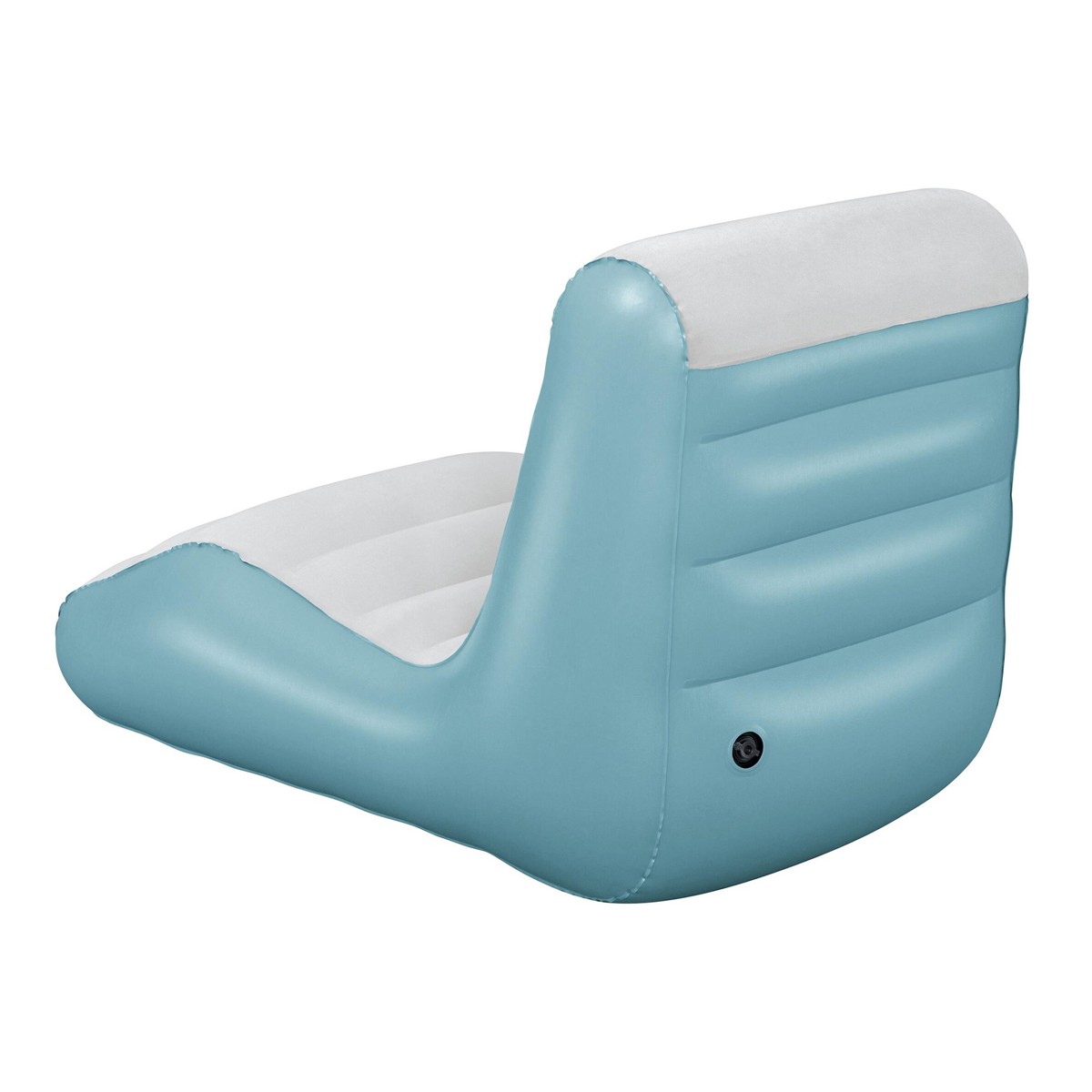 BESTWAY φουσκωτή πολυθρόνα 75127, 133x79x88cm, γαλάζια/λευκή