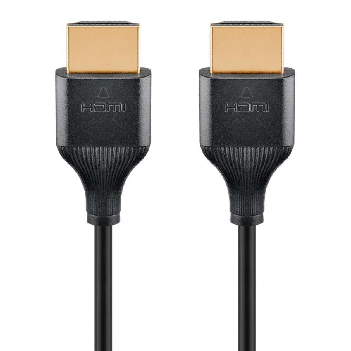 GOOBAY καλώδιο HDMI 75296 με Ethernet, slim, 4K/60Hz, 18 Gbps, 5m, μαύρο