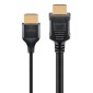 GOOBAY καλώδιο HDMI 75296 με Ethernet, slim, 4K/60Hz, 18 Gbps, 5m, μαύρο