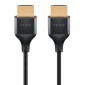 GOOBAY καλώδιο HDMI 75298 με Ethernet, slim, 8K/60Hz, 48 Gbps, 1m, μαύρο