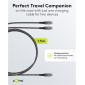GOOBAY καλώδιο USB-C σε 2x USB-C 75739, 60W, 480Mbps, 1.5m, γκρι