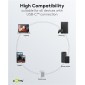 GOOBAY καλώδιο USB-C σε 2x USB-C 75739, 60W, 480Mbps, 1.5m, γκρι