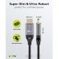 GOOBAY καλώδιο HDMI 2.1 76274 με Ethernet, AOC, 8K/60Hz, 48 Gbps, 10m, μαύρο