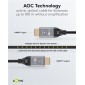 GOOBAY καλώδιο HDMI 2.1 76277 με Ethernet, AOC, 8K/60Hz, 48 Gbps, 40m, μαύρο