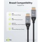 GOOBAY καλώδιο HDMI 2.1 76278 με Ethernet, AOC, 8K/60Hz, 48 Gbps, 50m, μαύρο