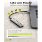 GOOBAY USB hub 76563, 4x θυρών, USB 3.2, 5Gbps, USB-C σύνδεση, γκρι