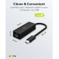GOOBAY αντάπτορας δικτύου 76579, USB-C, 1000Mbps Ethernet, μαύρος