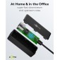 GOOBAY αντάπτορας δικτύου 76579, USB-C, 1000Mbps Ethernet, μαύρος