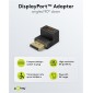 GOOBAY αντάπτορας DisplayPort 77130, 8K/144Hz, γωνιακός, μαύρος