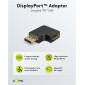 GOOBAY αντάπτορας DisplayPort 77132, 8K/144Hz, γωνιακός, μαύρος