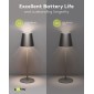 GOOBAY επιτραπέζιο φωτιστικό 77673, 3000K, dimmable, επαναφορτιζόμενο, μαύρο