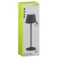 GOOBAY επιτραπέζιο φωτιστικό 77673, 3000K, dimmable, επαναφορτιζόμενο, μαύρο