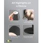 GOOBAY επιτραπέζιο φωτιστικό 77673, 3000K, dimmable, επαναφορτιζόμενο, μαύρο