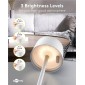 GOOBAY επιτραπέζιο φωτιστικό 77676, 3000K, dimmable, επαναφορτιζόμενο, λευκό