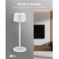 GOOBAY επιτραπέζιο φωτιστικό 77676, 3000K, dimmable, επαναφορτιζόμενο, λευκό