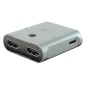 GOOBAY HDMI switch 77791, 2 σε 1, 8K/60Hz, γκρι